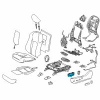 OEM Lexus RX450hL Computer & Switch Assembly Diagram - 84070-0E070