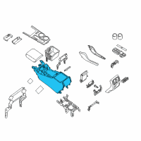 OEM 2020 Nissan Pathfinder Body-Console Diagram - 96911-3KA1A