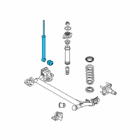 OEM 2006 Chevrolet Aveo Shock Diagram - 96980829