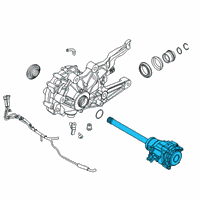 OEM 2022 Ford Explorer Inner Shaft Diagram - L1MZ-3D102-A