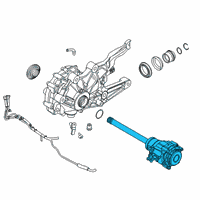 OEM Ford Police Interceptor Utility Inner Shaft Diagram - L1MZ-3D102-A