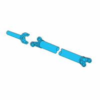 OEM Ford E-150 Club Wagon Drive Shaft Diagram - 5C2Z-4602-K