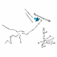 OEM 2017 Ford F-250 Super Duty Motor Diagram - HC3Z-17508-A