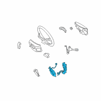 OEM 2007 Lexus LS460 Switch Assy, Steering Pad, W/Modulator Diagram - 84240-50070