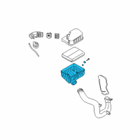 OEM Hyundai Santa Fe Body-Air Cleaner Diagram - 28112-26000