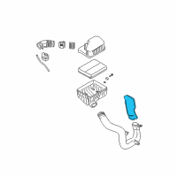 OEM 2003 Hyundai Santa Fe Duct-Air "B" Diagram - 28210-26200