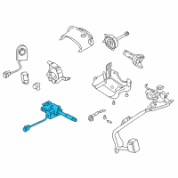 OEM Buick Turn Signal & Hazard Switch Diagram - 22668677