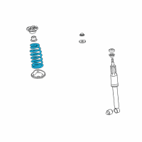 OEM 2007 Acura RDX Spring, Rear Diagram - 52441-STK-A01