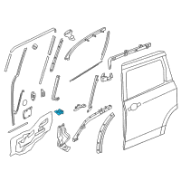 OEM Nissan Quest Latch Assembly-Slide Door LOWERE, RH Diagram - 82480-1JA0A