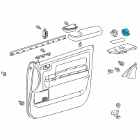 OEM Toyota RAV4 Window Switch Diagram - 84820-0R030