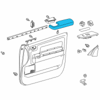 OEM 2018 Toyota Tundra Armrest Diagram - 74220-0C060-C0