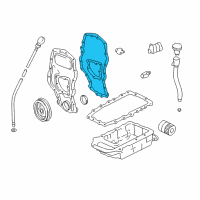 OEM Chevrolet Cavalier Front Cover Gasket Diagram - 24575243