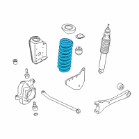 OEM 2020 Ford F-250 Super Duty Coil Spring Diagram - 5C3Z-5310-DA