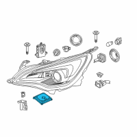 OEM 2017 Buick Cascada Control Module Diagram - 13377769