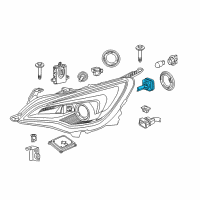 OEM Buick Cascada Hid Bulb Diagram - 19352020