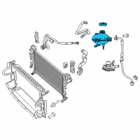 OEM 2020 Jeep Renegade Reservoir-COOLANT Diagram - 68327756AA