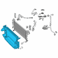 OEM Jeep Renegade SHROUD-Radiator Diagram - 68256139AA