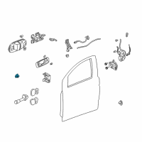 OEM 2004 Honda Odyssey Switch Assy., Auto Door Lock *YR169L* (MILD BEIGE) Diagram - 35380-S84-A01ZC