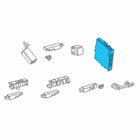 OEM 2021 Lexus UX200 Computer Assy, Smart Diagram - 899H0-76320