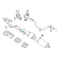 OEM Infiniti Bearing Seal, Exhaust Joint Diagram - 20695-1JA0A