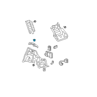 OEM 2013 Toyota Highlander Cup Holder Diagram - 66991-0E020-B0