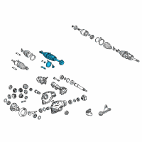 OEM Toyota Land Cruiser Outer Joint Assembly Diagram - 43460-69115