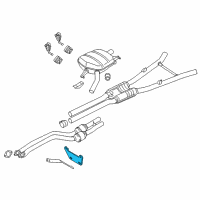 OEM 2011 BMW 740i Bracket Diagram - 18-20-7-585-328