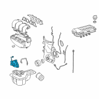 OEM 2003 Toyota Celica Oil Pump Diagram - 15100-88600