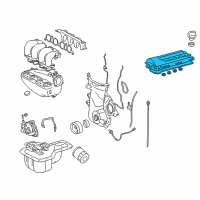 OEM 2003 Toyota Celica Valve Cover Diagram - 11201-88600