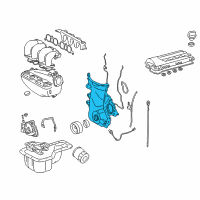 OEM 2000 Toyota Celica Front Cover Diagram - 11321-88601