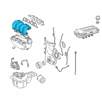 OEM Toyota Corolla Intake Manifold Diagram - 17111-88601