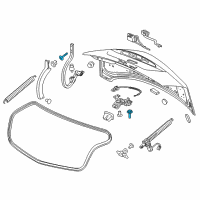 OEM 2022 Chevrolet Corvette Headlamp Bolt Diagram - 11570301