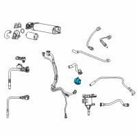 OEM Dodge Durango Valve-PCV Diagram - 68083202AC