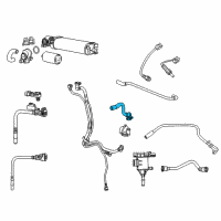 OEM Chrysler Hose-PCV Diagram - 68105837AA