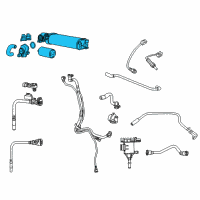 OEM 2013 Dodge Charger CANISTER-Vapor Diagram - 68231653AE