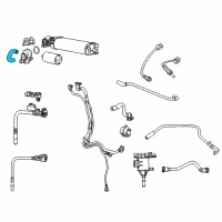 OEM 2008 Dodge Magnum Hose-CANISTER To Filter Diagram - 4578654AA