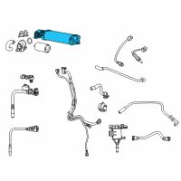 OEM 2020 Dodge Challenger CANISTER-Vapor Diagram - 68421012AA