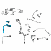 OEM 2020 Dodge Charger Hose-Fuel Vapor Diagram - 68410852AA