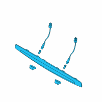 OEM Kia Sedona Lamp-License Diagram - 5K53A51270A