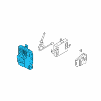 OEM 2012 Hyundai Sonata Instrument Panel Junction Box Assembly Diagram - 91950-3S051