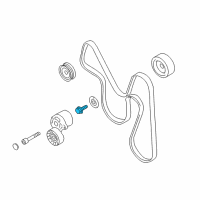 OEM Scion Idler Pulley Bolt Diagram - SU003-00503