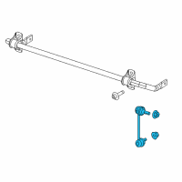 OEM 2019 Jeep Cherokee Sway Bar Link Diagram - 68405970AA