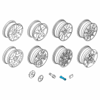 OEM BMW X1 Screw-In Valve, Rdc Diagram - 36-14-6-792-831