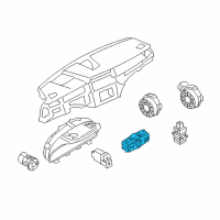 OEM 2010 BMW 760Li Headlight Switch Diagram - 61-31-6-803-960