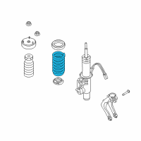 OEM 2010 BMW X5 Coil Spring, Front Diagram - 31-33-6-795-212