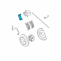 OEM Dodge Grand Caravan Adapter-Disc Brake CALIPER Diagram - 68509719AA