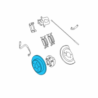 OEM Ram C/V Brake Rotor Diagram - 68227800AB