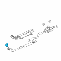 OEM 2011 Chevrolet HHR Converter & Pipe Gasket Diagram - 15235773