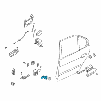 OEM 1999 BMW 528i Hinge, Rear Door, Lower, Right Diagram - 41-52-8-207-938