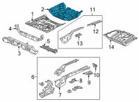 OEM 2020 Honda CR-V PAN COMP, SPARE TIRE Diagram - 65550-TPG-A00ZZ